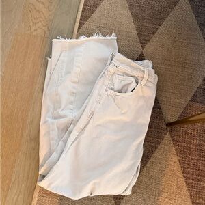 Citizens Of Humanity Cream Ankle Jeans